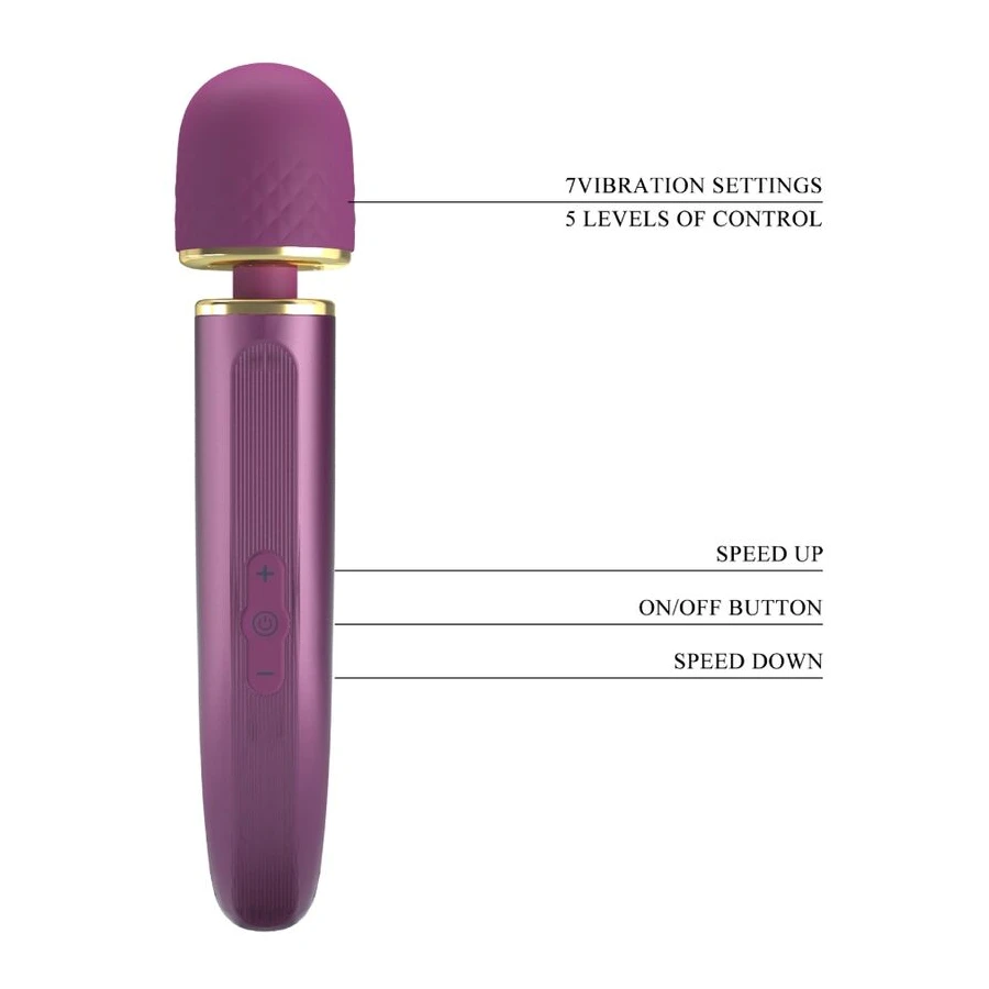 PRETTY LOVE - MASSAGGIATORE 7 MODALIT DI VIBRAZIONE VIOLA